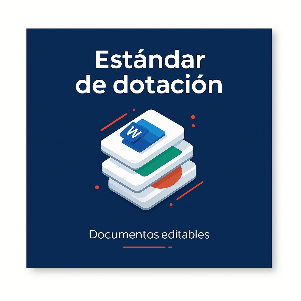 Estándar de Dotación Profesionales