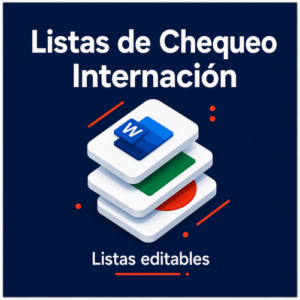 Listas de chequeo — Internación · Resolución 1732 de 2026
