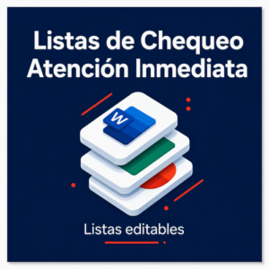 Listas de chequeo — Atención Inmediata · Resolución 1732 de 2026